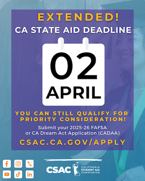 AD68 Valencia Financial Aid Application Deadline