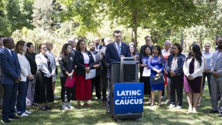 Latino-Identity Caucus End Immigration Raids Press Conference